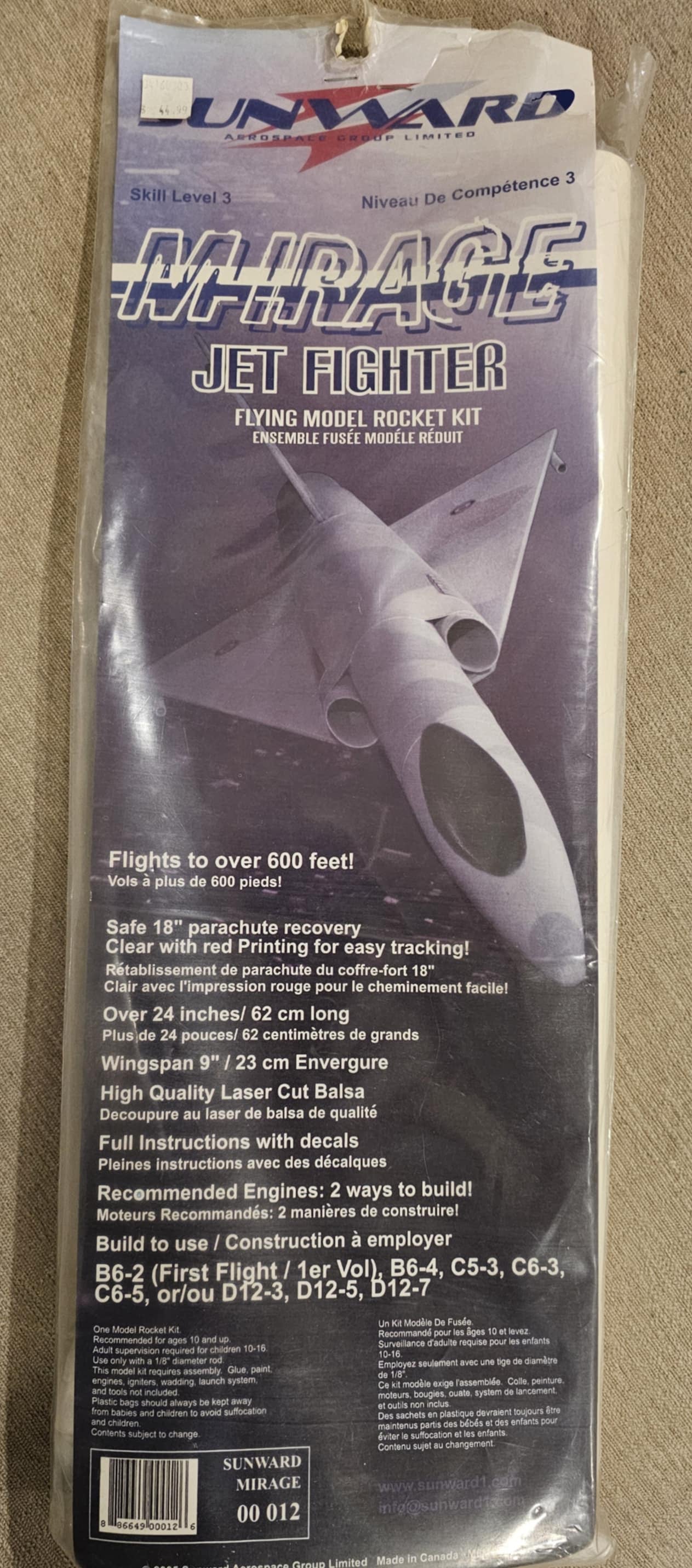 SUNWARD Mirage Jet Fighter