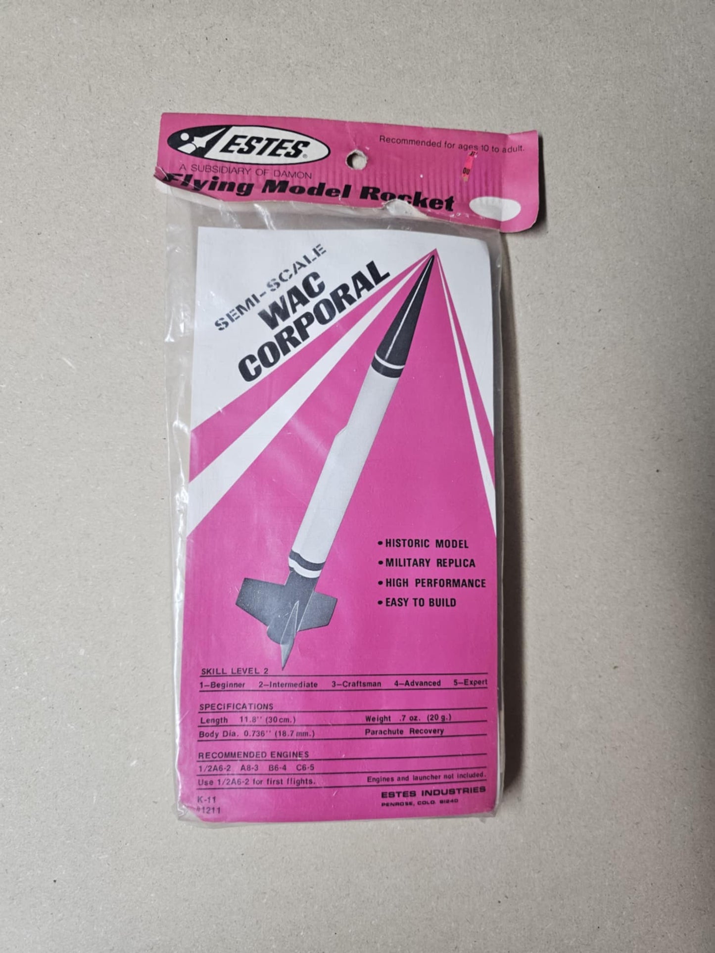 1211 K-11 ESTES Wac Corporal