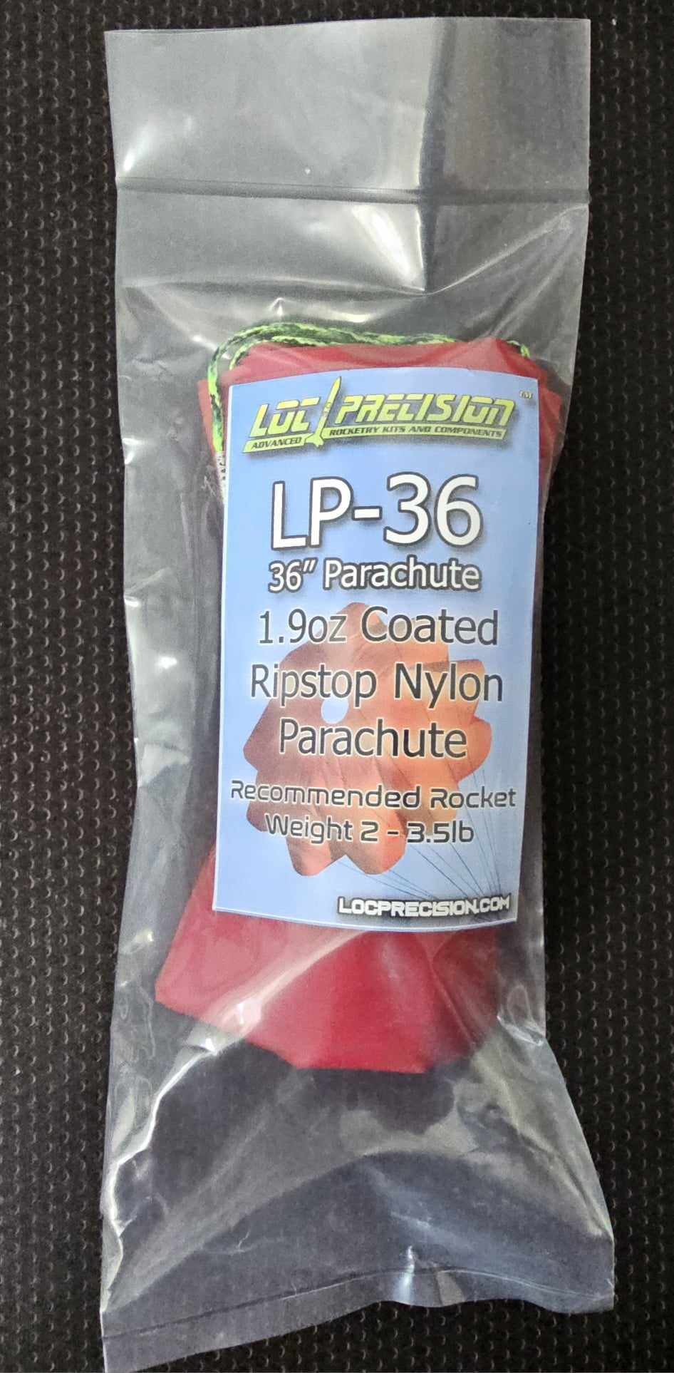 Loc Precision RipStop Nylon Parachute 36" - Everdon Hobbies