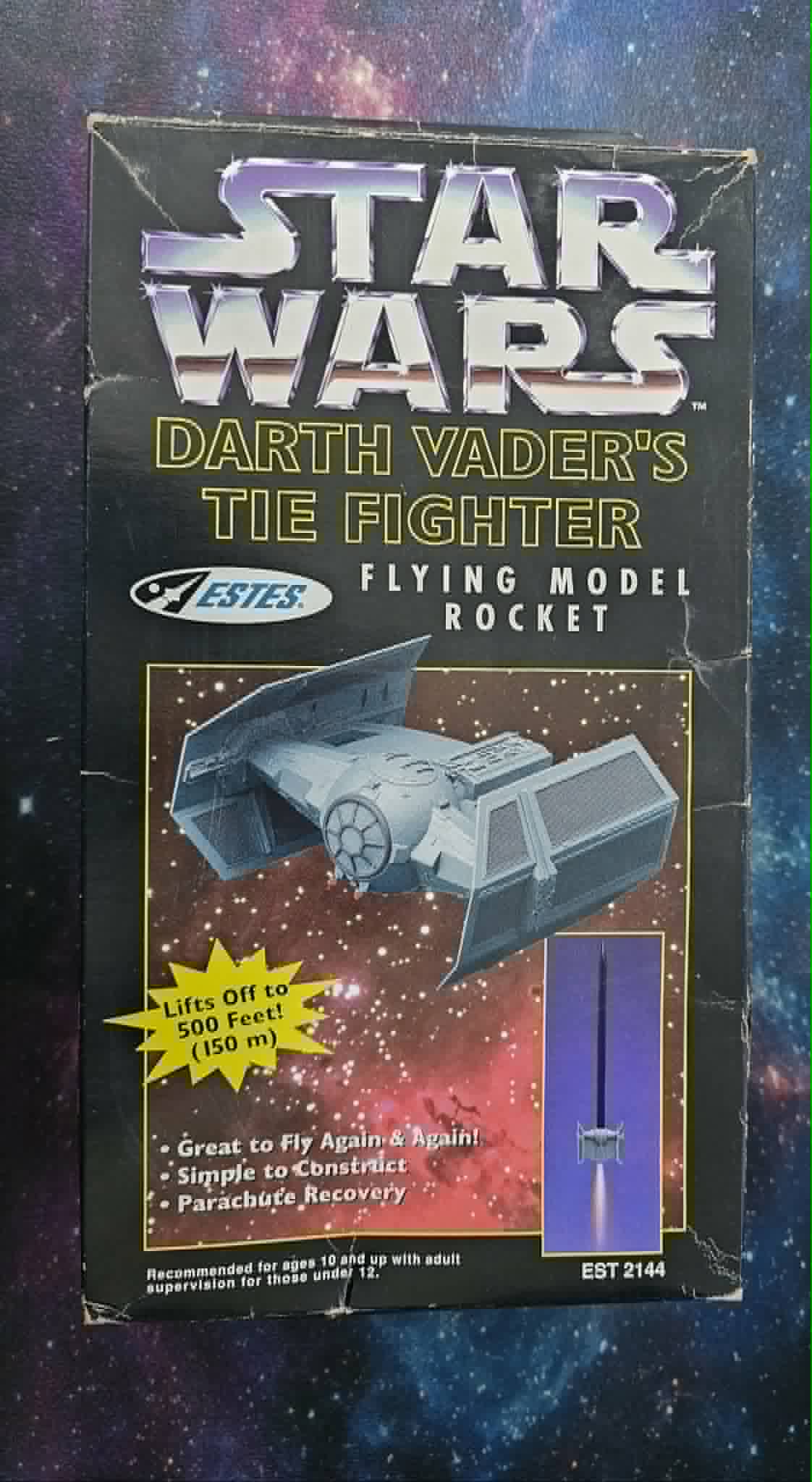 2144 ESTES STAR WARS Darth Vader's Tie Fighter