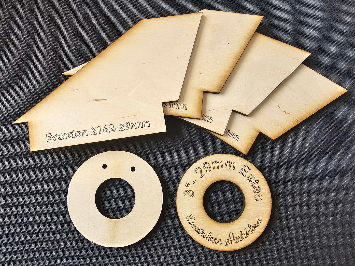 Everdon Rocketry plywood upgrades for Estes Big Daddy 2162 29mm