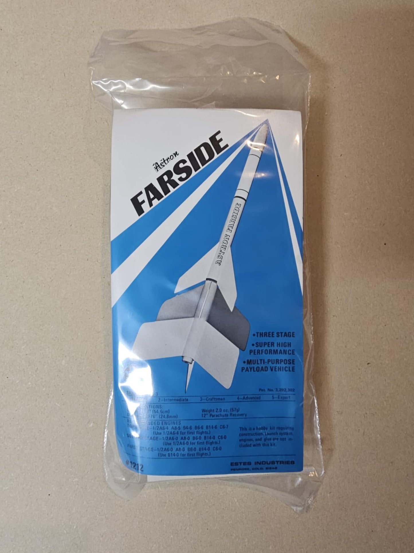 1212 ESTES Farside open bag