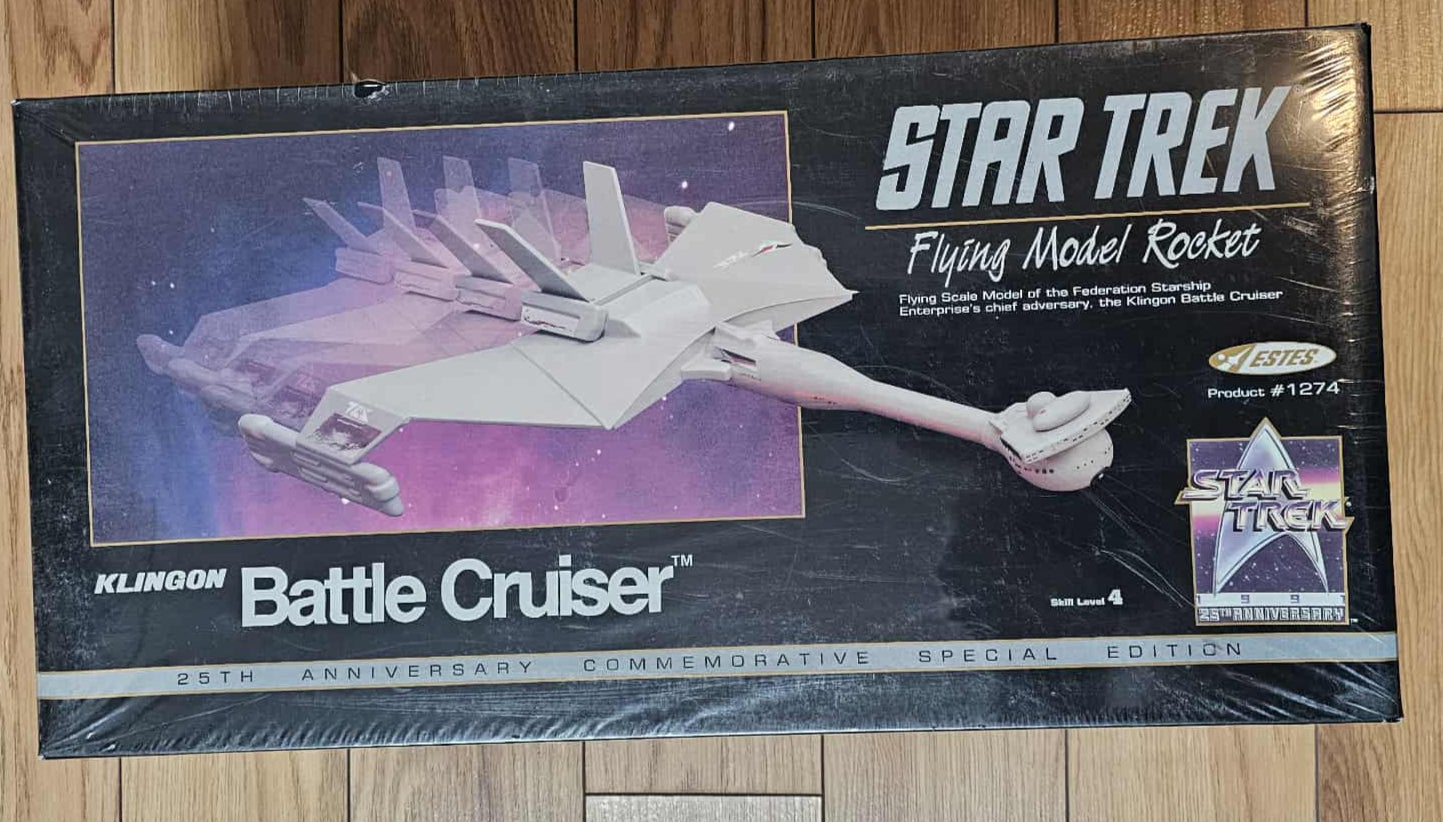 1274 ESTES Star Trek Klingon Battle Cruiser