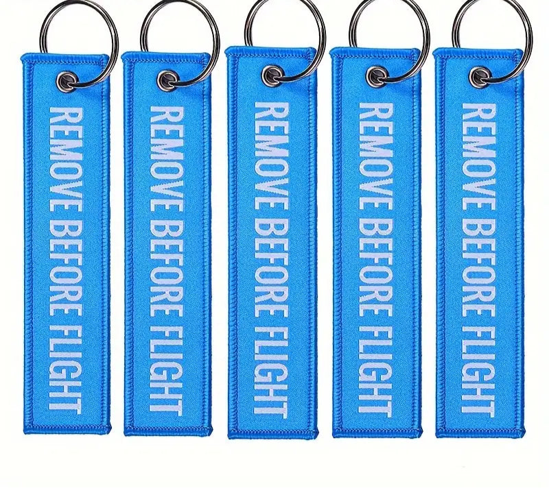 Remove Before Flight tag / key chain