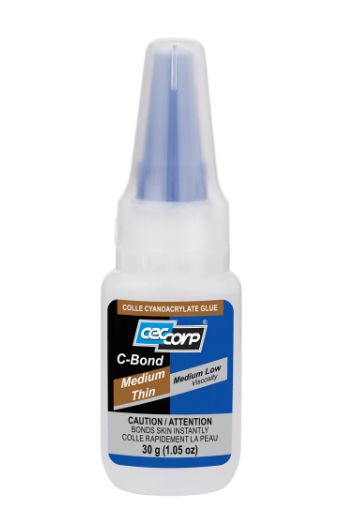 CECCORP C-Bond Medium Thin, Medium-low viscosity (1.05 oz) Cyanoacrylate glue