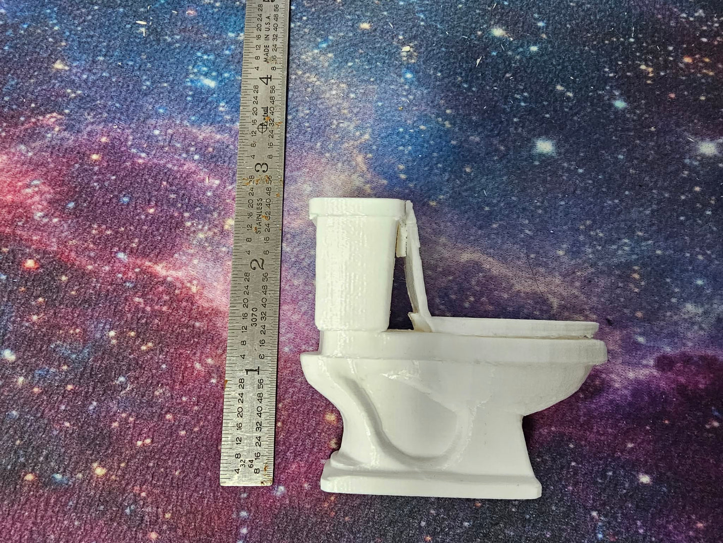 Window in Time 3D Printed Toilet 1/12 scale