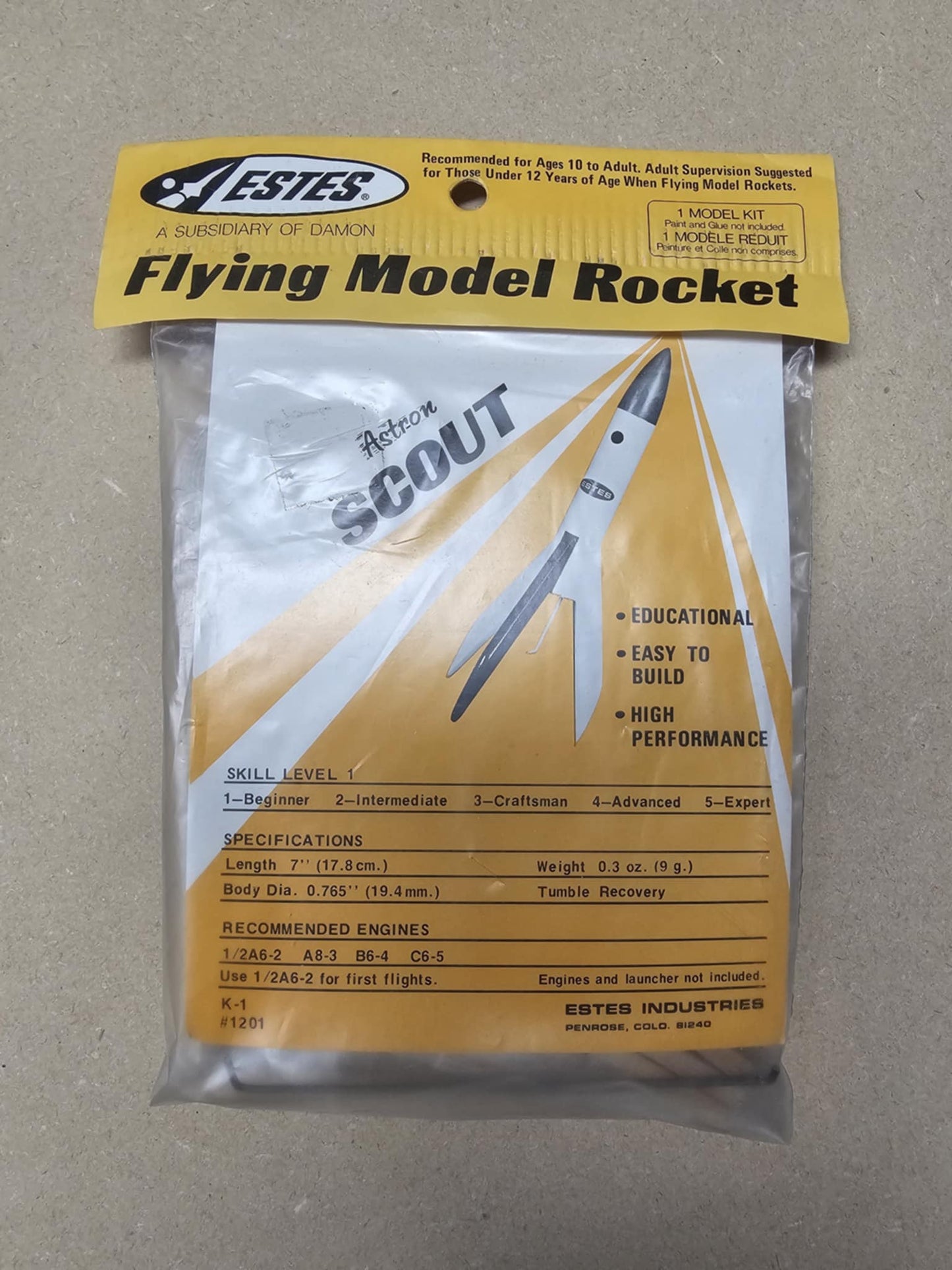1201 k-1 ESTES Scout