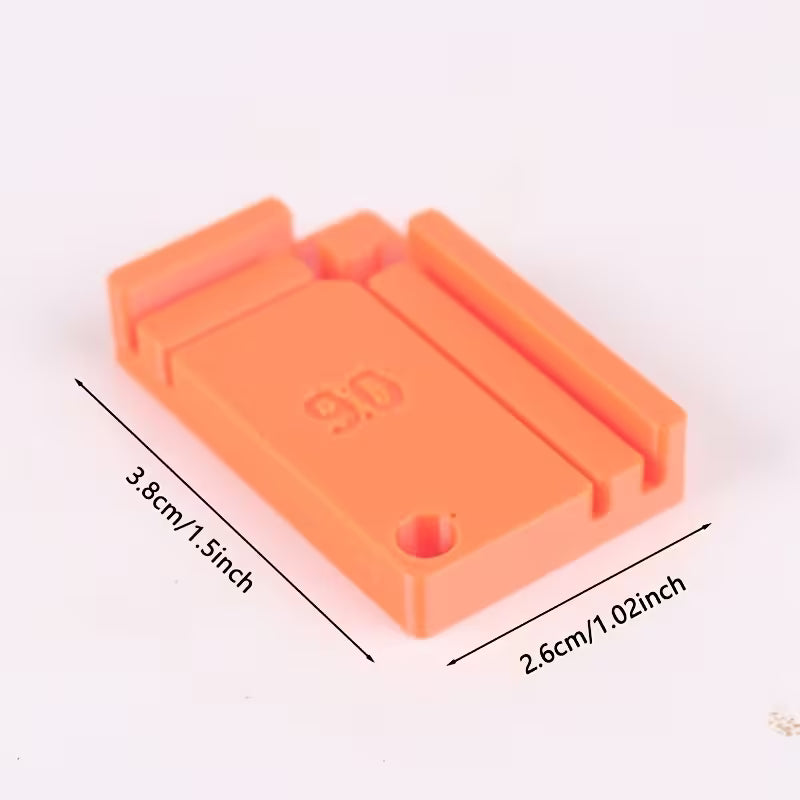 Set of 4 Plastic Angle Tools for Model Building, Designed for Angles of 30, 45, 60, And 90 Degrees,
