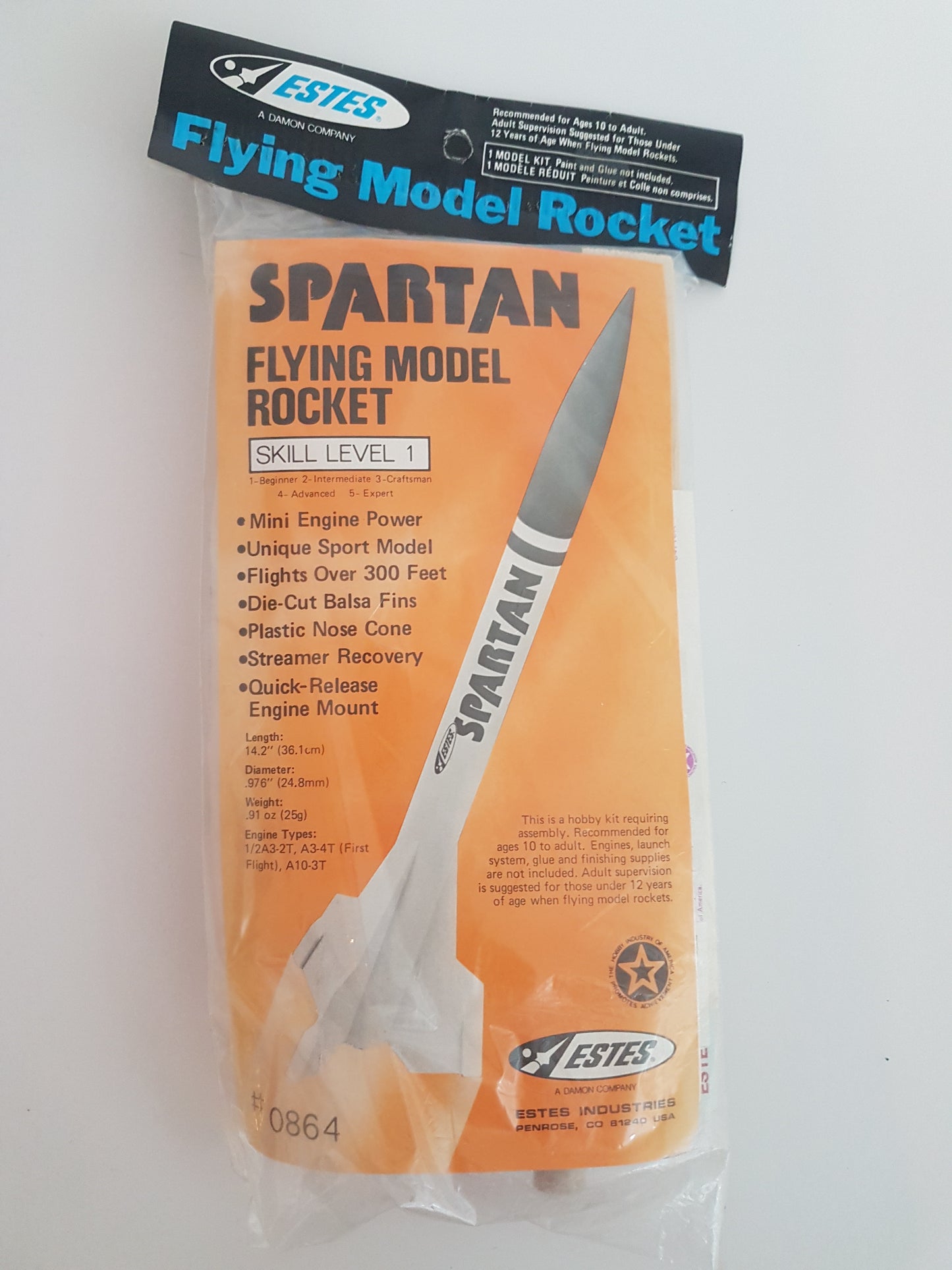 0864 ESTES Spartan - Everdon Hobbies