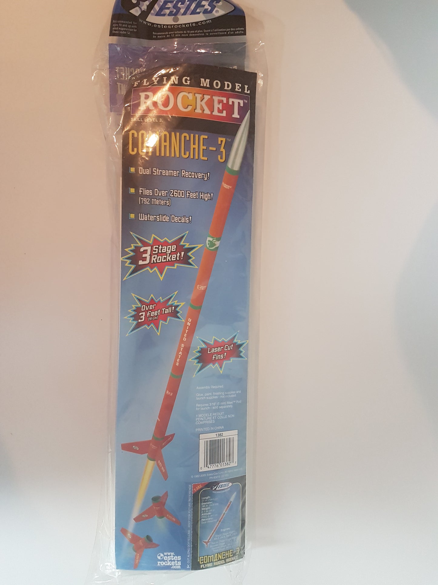 1382 Comanche-3 Old Facecard - Everdon Hobbies