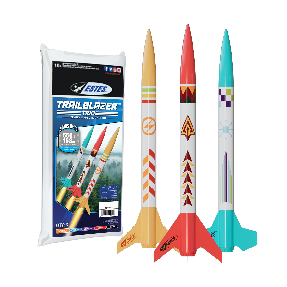 0654 Estes  TrailBlazer Trio