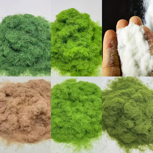 Grassland Grass, Static Grass, 3mm for H0, N, TT Gauge, Ideal for Summer Landscapes, Green Pastures and Fields.