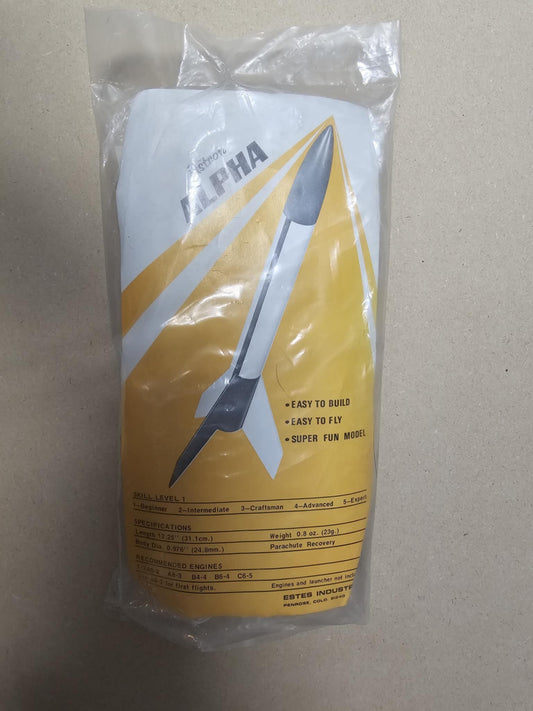 K-25  1225 ESTES Alpha no Tag seal