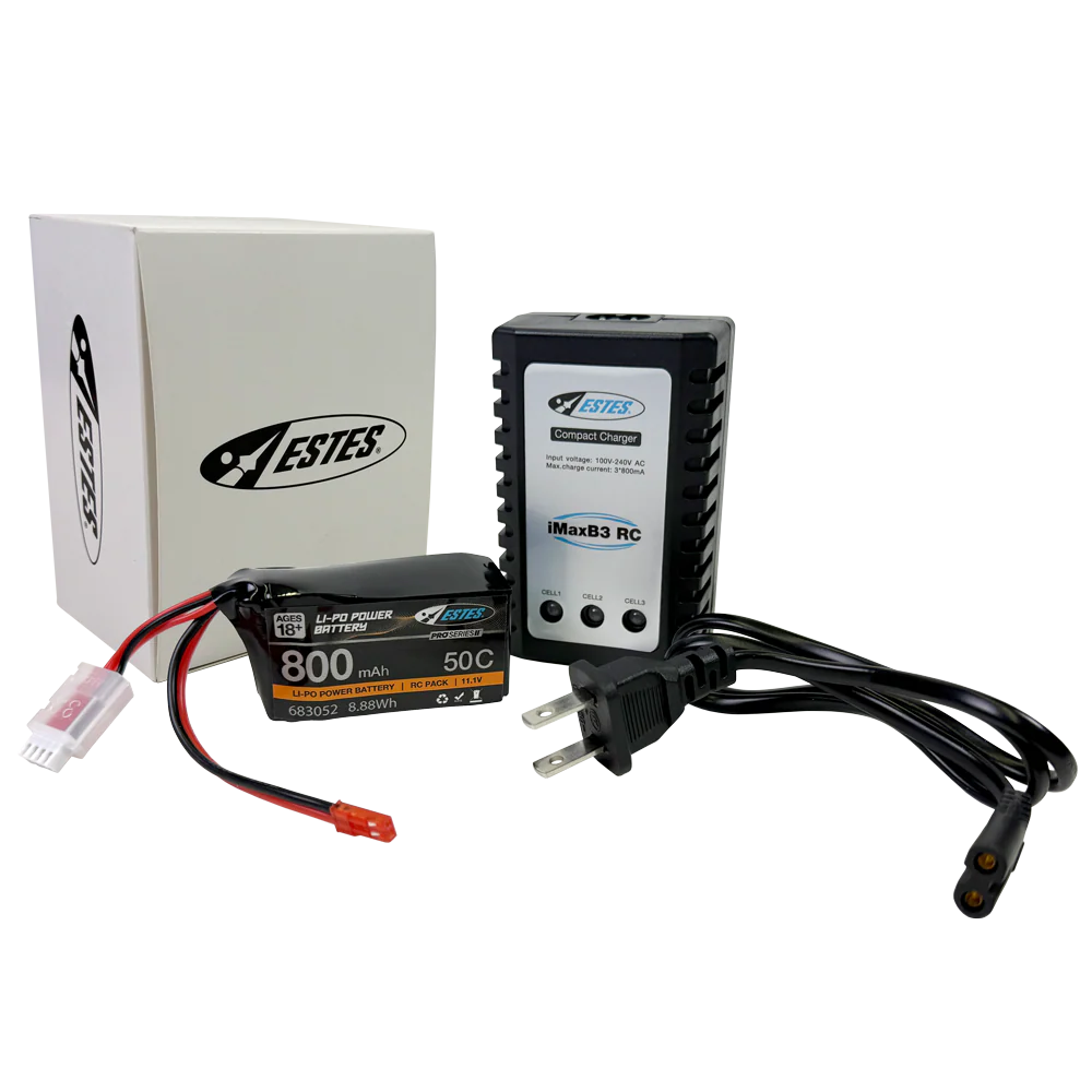 2217 ESTES Pro Series II™ Li-Po Power Battery & Charger