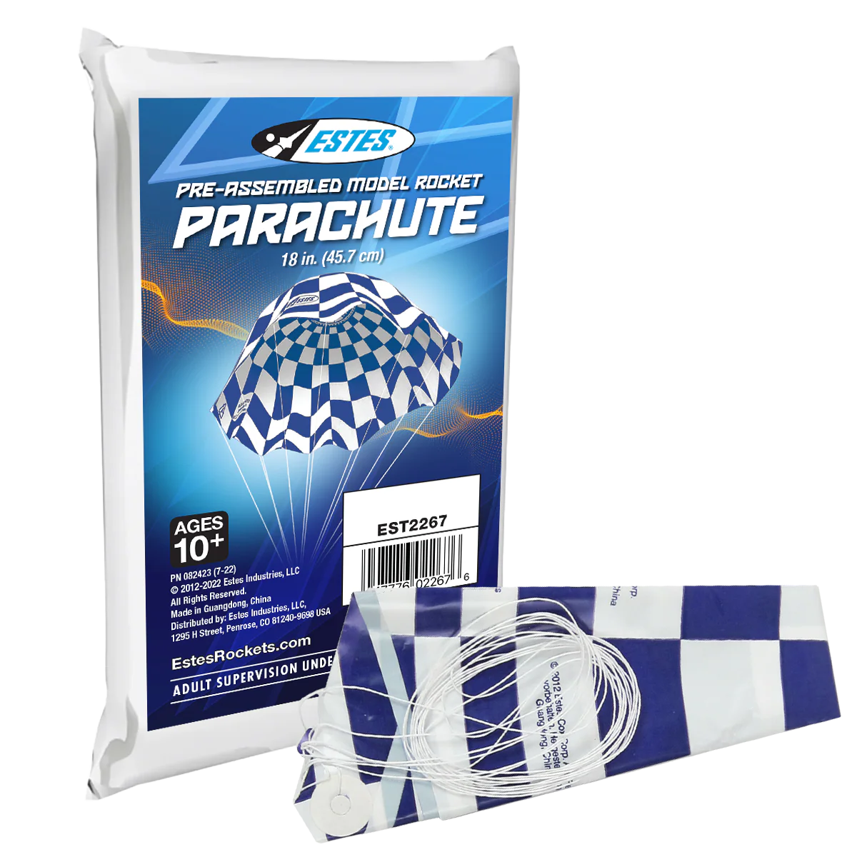 Estes 18 inch Printed Parachute