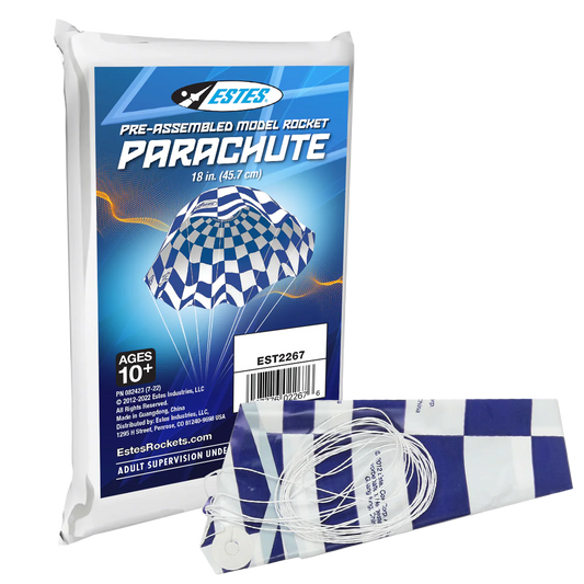 Estes 18 inch Printed Parachute