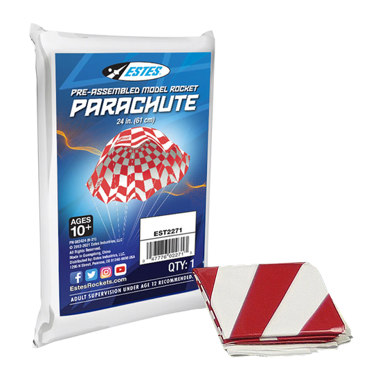 Estes 24 inch Printed Parachute