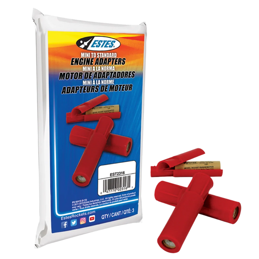 2316 ESTES Engine Adapters - Mini to Standard