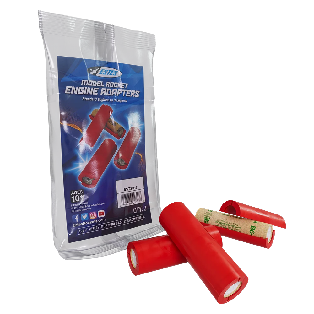 2317 ESTES Engine Adapters - Standard to D