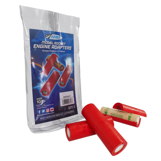 2317 ESTES Engine Adapters - Standard to D