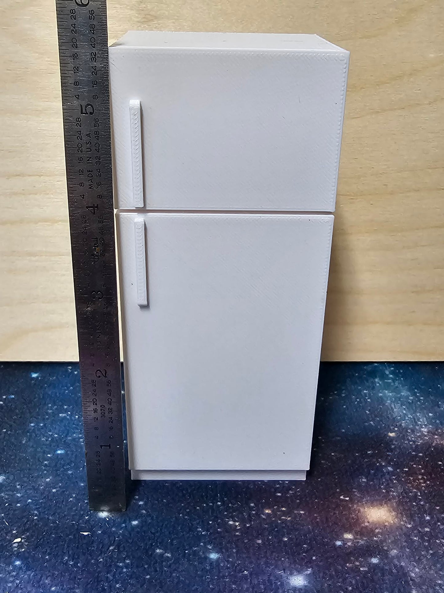 Window in Time  3D Printed 2/3-1/3 refrigerator 1/12 scale