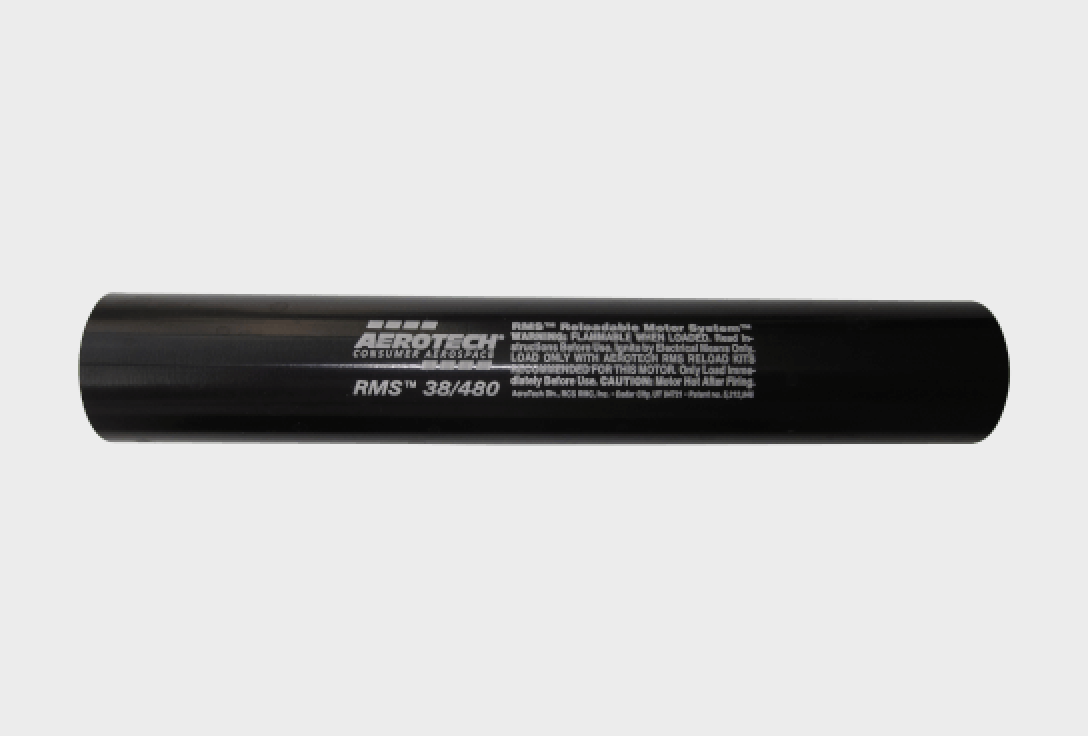 AeroTech RMS-38 38mm 480 N-Sec Aluminum Motor Case - 3848C