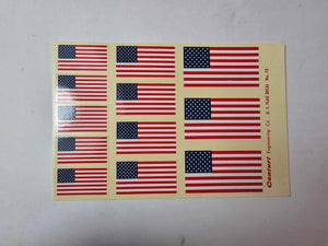 DECAL ONLY CENTURI UNITED STATES FLAGS