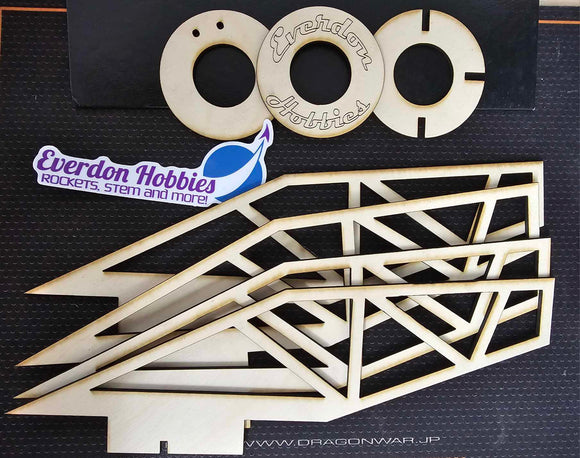 Everdon Rocketry Plywood Core Upgrades for Super Big Bertha  9719