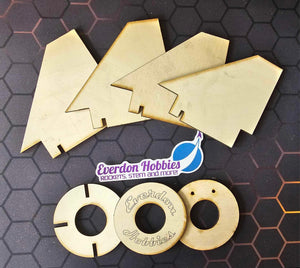 Everdon Rocketry plywood upgrades  for Doorknob  9720 29mmt version