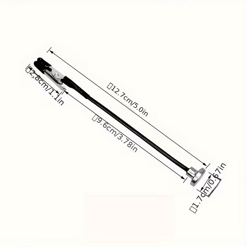 Set of 10 Flexible Magnetic Crocodile Clips for Model Painting - Multi-Directional Metal Clamps Suitable for Model Making