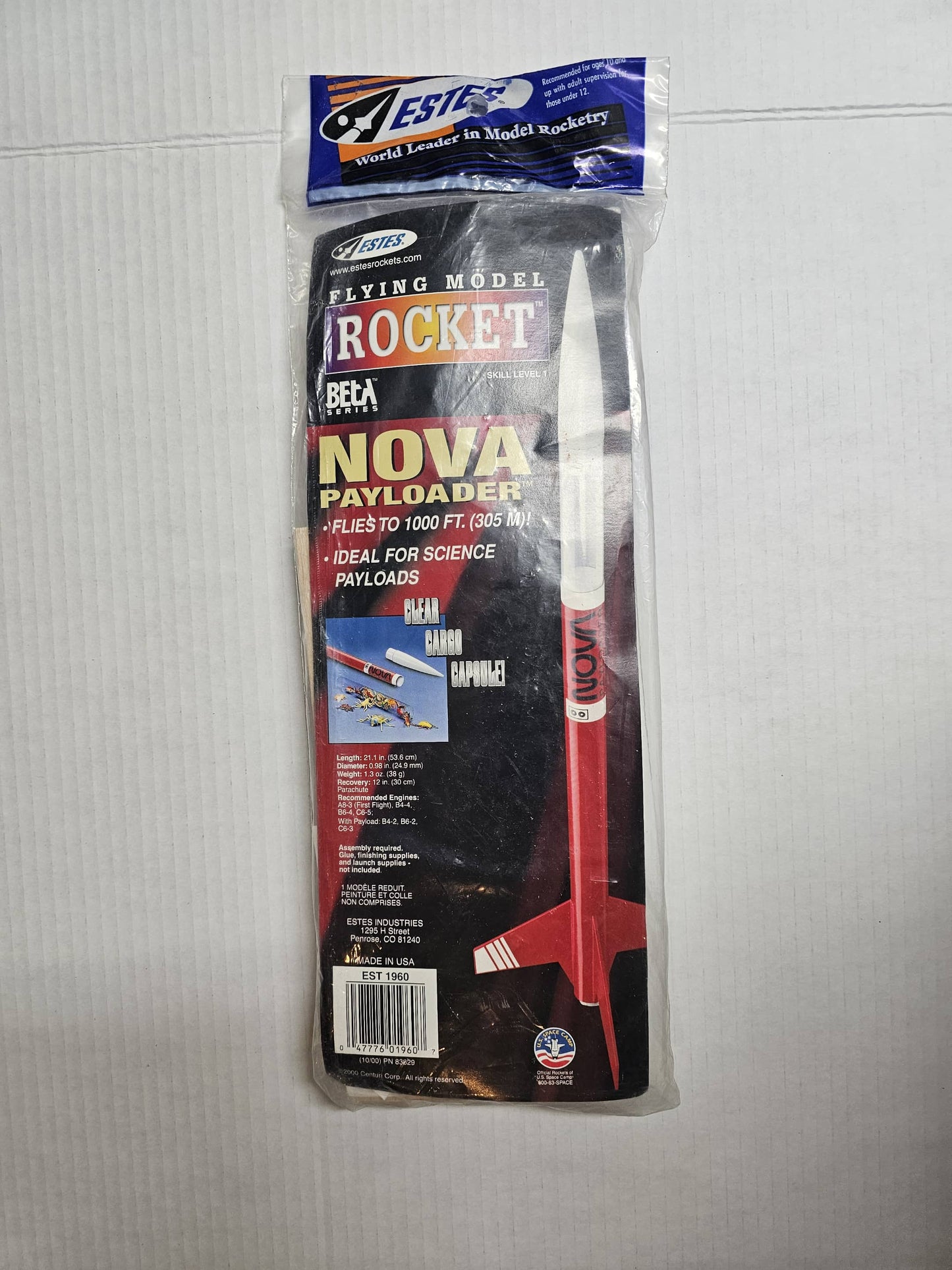 1960 ESTES  NOVA PAYLOADER