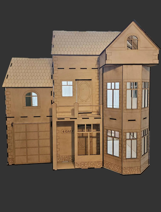 The Galt  1:12 scale Dollhouse