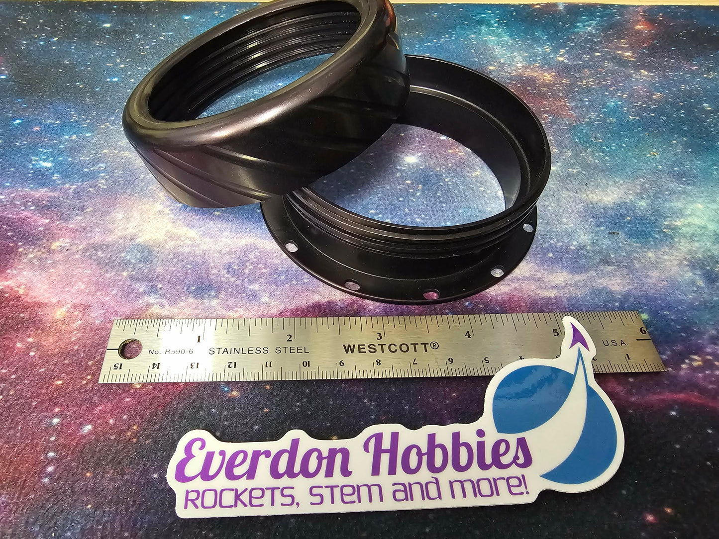 Kozmo Bear Claw™ Rocket Motor Retainers - 75mm - FLANGED