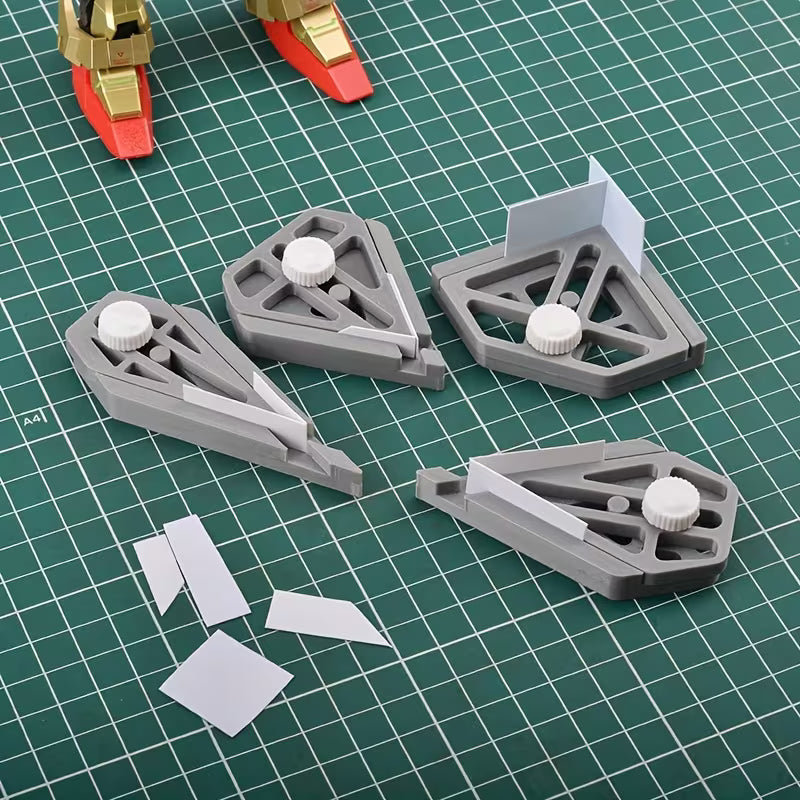 4-Pack Model Glue Jigs | 30°, 45°, 60°, 90° Angles