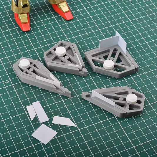 4-Pack Model Glue Jigs | 30°, 45°, 60°, 90° Angles