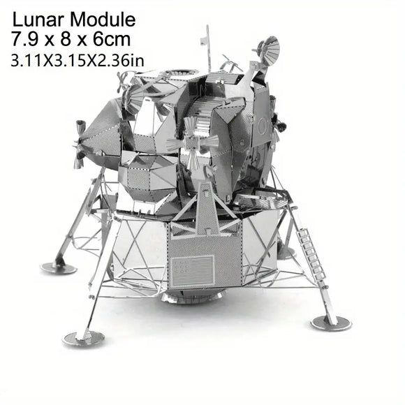 NASA Lunar Lander  3D Metal static model kit