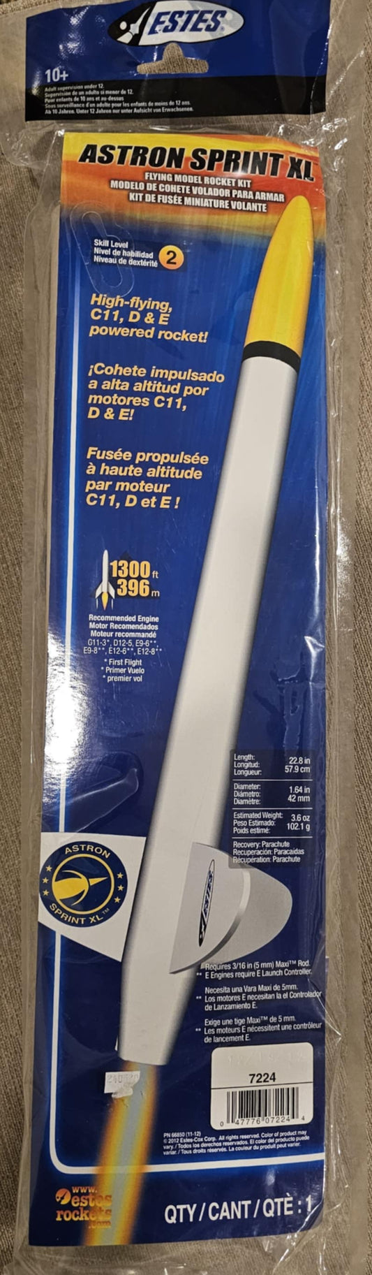 7224 ESTES Astron Sprint XL