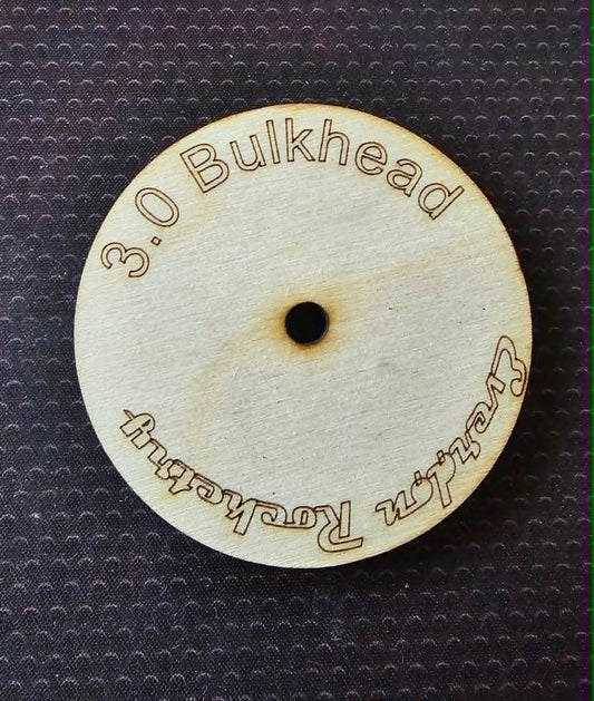 Everdon Rocketry Bulkhead 3.00" x 0.25 for Loc Coupler