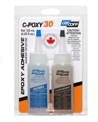 CECCORP C-Poxy 30, 30 min Epoxy Glue Kit (4.25 oz)