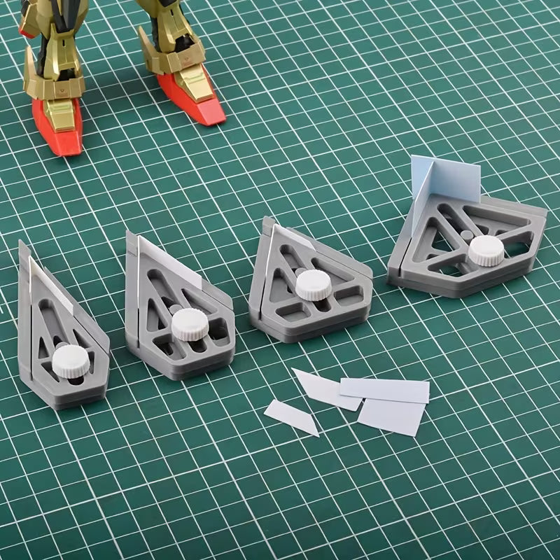 4-Pack Model Glue Jigs | 30°, 45°, 60°, 90° Angles