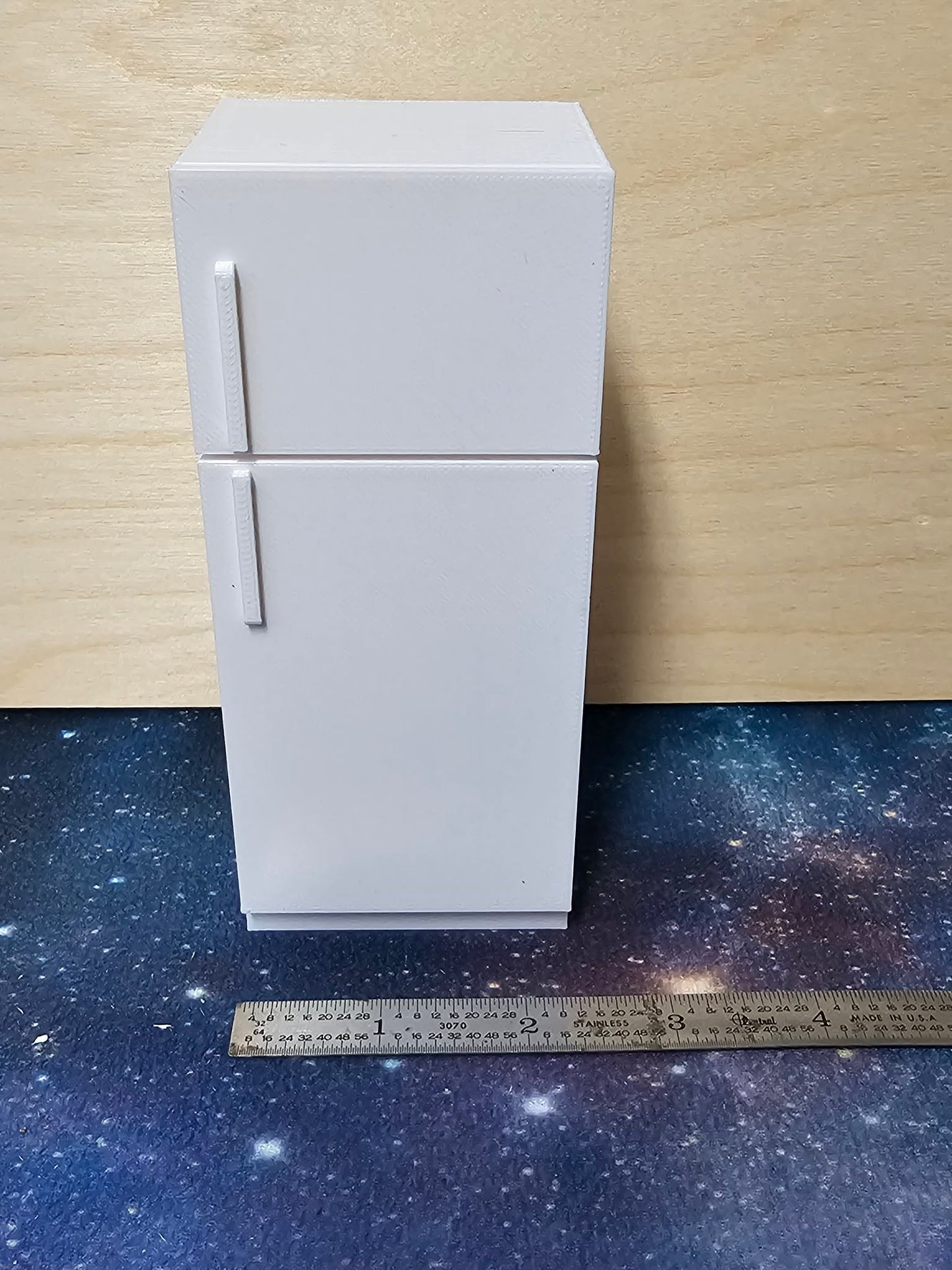 Window in Time  3D Printed 2/3-1/3 refrigerator 1/12 scale